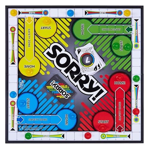 Sorry! Board Game for Kids Ages 6 and Up; Classic Hasbro Board Game; Each Player Gets 4 Pawns; Family Game thumbnail 3