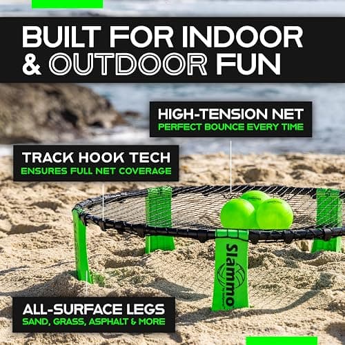 GoSports Slammo Outdoor Game Set - Perfect Holiday Gift For Teens, Kids and Family (Includes 3 Balls, Carrying Case and Rules) thumbnail 6
