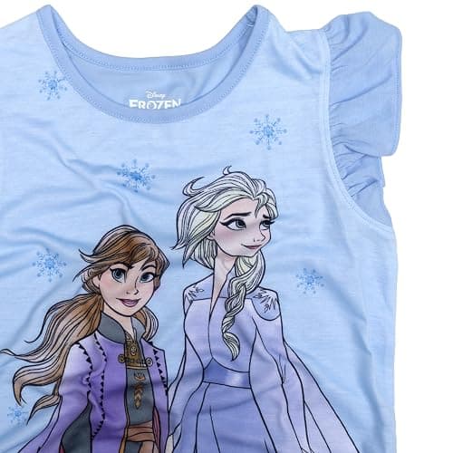 Disney Girls' Frozen Snug Fit Cotton Pajamas thumbnail 3