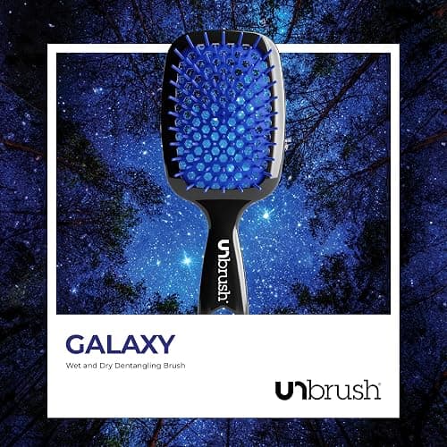 FHI Heat UNbrush Detangling Brush for Pain-Free Brushing on All Wet or Dry Hair Types — Durable DuoFlex Anti-Static Bristles, Lightweight Handle, Vented Hair Brush thumbnail 7