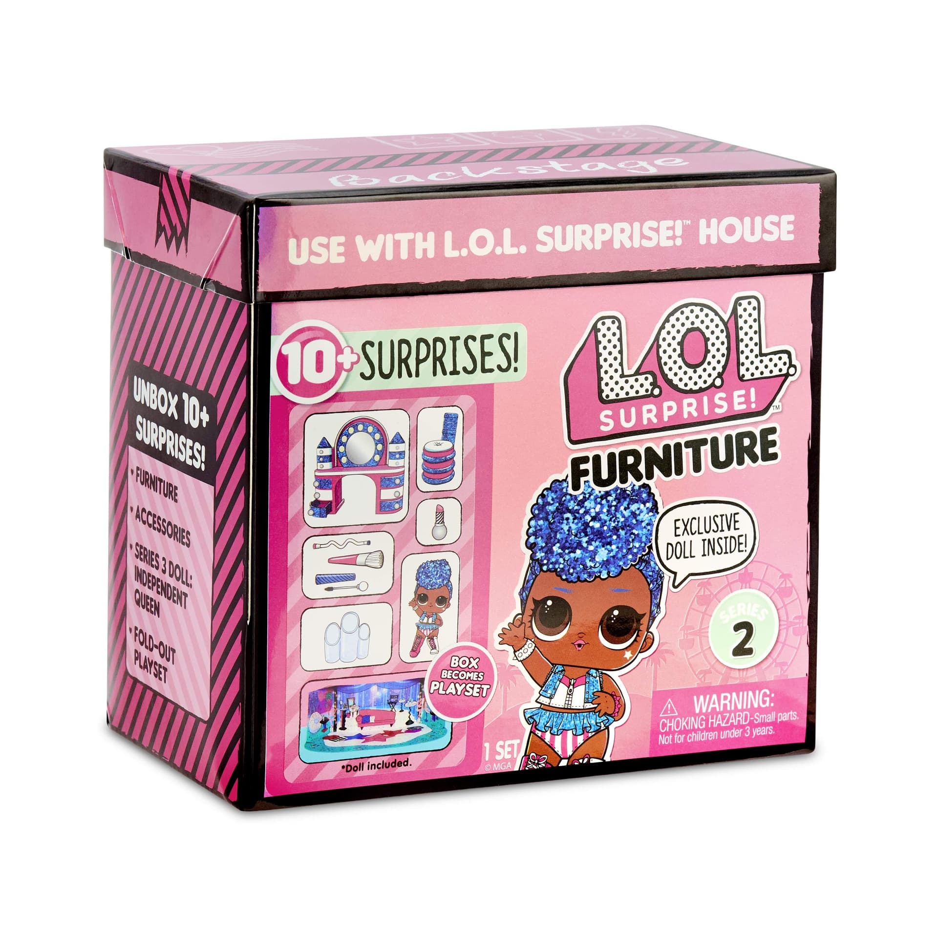 L.O.L. Surprise! Furniture Backstage with Independent Queen & 10+ Surprises thumbnail 6