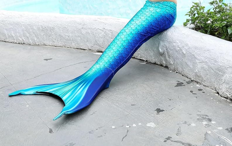 DNFUN Mermaid Tail for Swimming for Adults,Without Monofin. thumbnail 7
