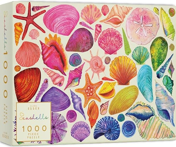 Colorful Beach Ocean Seashell, Puzzle 1000 Pieces - Image 1