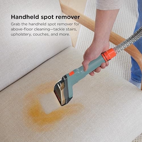 Shark CarpetXpert | Upright Carpet, Area Rug & Upholstery Cleaner | Carpet Shampooer with Handheld Spot & Stain Eliminator | 3 Cleaning Tools | Slate Green | EX151 thumbnail 5