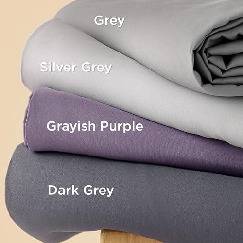 Bedsure Duvet Cover Queen Size - Soft Double Brushed Bedding Set for Kids & Adults, Zipper Closure, 3 Pieces, Includes 1 Duvet Cover (90"x90") & 2 Pillow Shams, NO Comforter, Dark Grey thumbnail 6