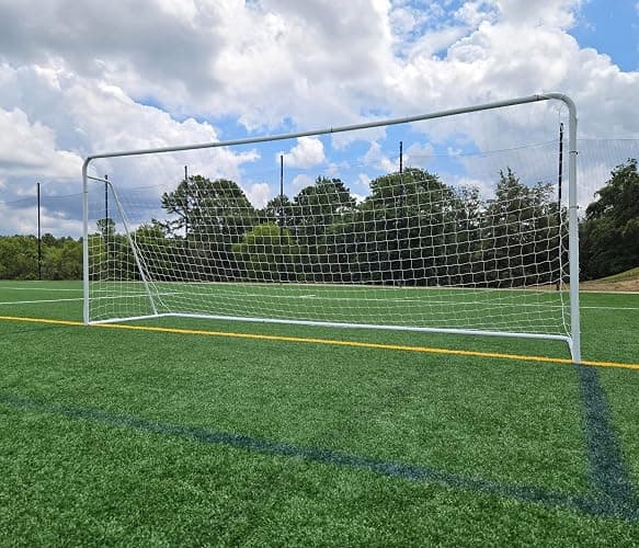 Official Size 24 X 8 X 5 Ft. Steel Soccer Goal. Heavy Duty Frame w/Net. Tournament, Regulation Size. Professional Portable Practice Training Aid. 24 X 8, 24x8(1Net) thumbnail 9