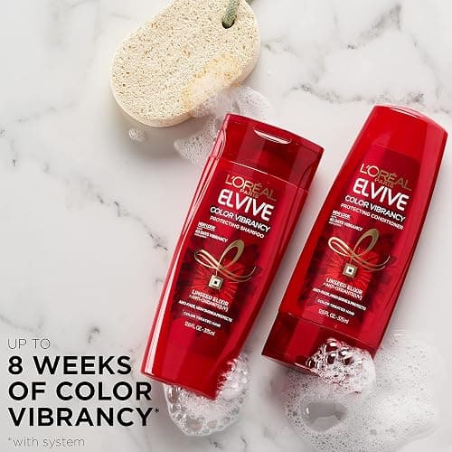 L'Oreal Paris Elvive Color Vibrancy Protecting Shampoo and Conditioner Set for Color Treated Hair, 28 Fl Oz (Set of 2) thumbnail 3