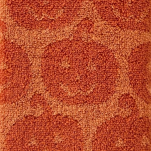 SKL Home Halloween Jack-O-Lantern 100% Cotton Jacquard 2pc Hand Towel Set, Reversible, Soft & Absorbent, Decorative for Bath/Kitchen/Bar & Gift, Orange thumbnail 6