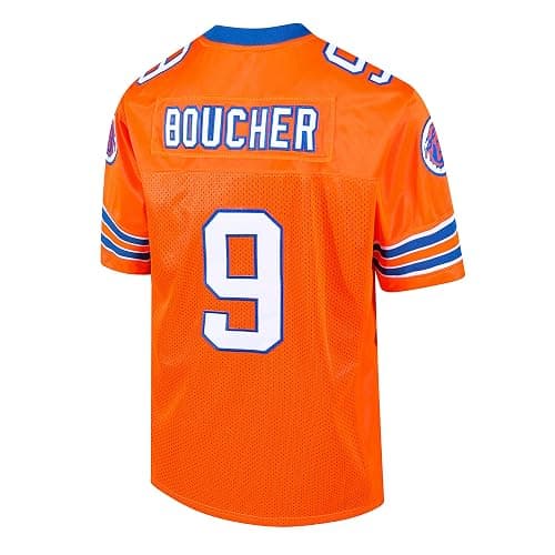 Atonmore Bobby Boucher #9 The Waterboy Adam Sandler Movie Football Jersey | Adam Sandler Movie Mud Dogs Bourbon Bowl,90S Clothing for Party thumbnail 2