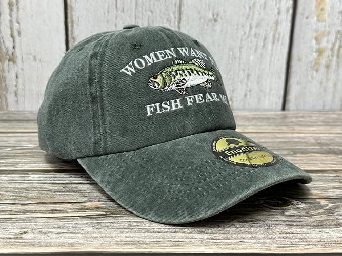 Enodtter Fish Fear Me Women Want Me Hats thumbnail 2