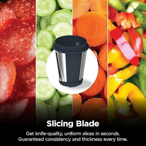 Ninja NeverClog 3-in-1 Juicer, Slicer & Shredder, 32oz Vessel, JC152 | NeverClog auger juices non-stop, plus slicing & shredding attachments. Total Pulp Control, 32-oz vessel, dishwasher safe thumbnail 8