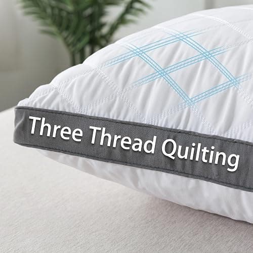 WhatsBedding Memory Foam Body Pillow with Removable Pillowcase-Fluffy Body Pillows for Adults -Large Long Bed Pillows for Sleeping - 20x54 inch, White thumbnail 4