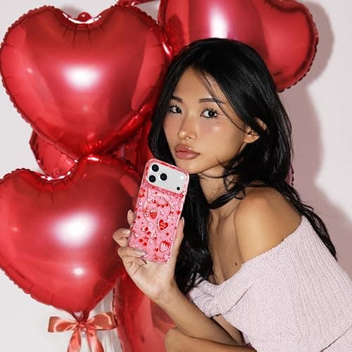 VELVET CAVIAR Case for iPhone 17 Pro | Compatible with MagSafe | 10ft Drop Tested | Protective Valentine's Day Cases | Be Mine Glitter thumbnail 3