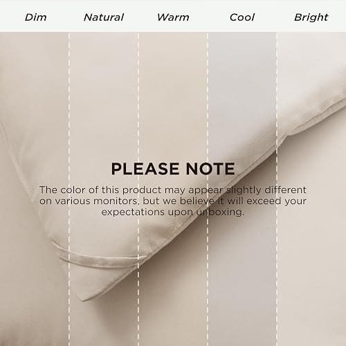Bedsure Comforter Duvet Insert - Quilted Comforters Queen Size, All Season Duvet, GentleSoft Down Alternative Bedding, with 8 Tabs, Gifts for Women/Men, Linen, Queen 88 x 88 Inches thumbnail 9