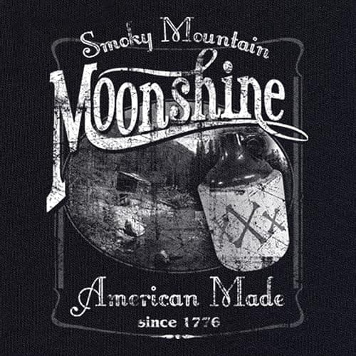 Smoky Mountain black moonshine t-shirt thumbnail 3