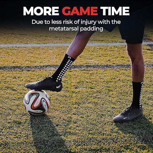 MediCaptain Lite - Protective Athletic Grip Sock with Metatarsal Padding Foot Protection, Anti-Slip Grip Pads, Non Slip Socks thumbnail 8