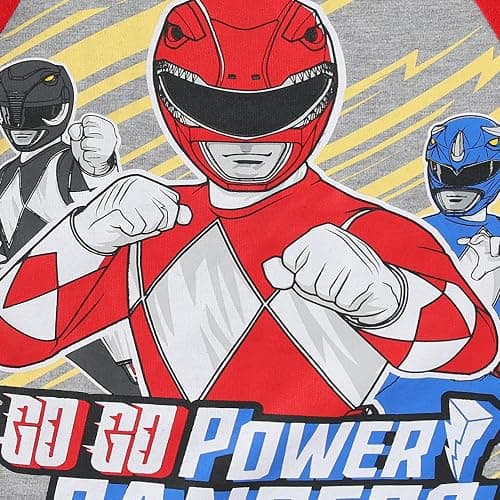Power Rangers Boys Short Sleeve T-Shirt and Shorts Set for Toddler and Big Kids thumbnail 5