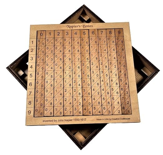 Creative Crafthouse Napiers Bones - Classic Math Calculator for Educators and Math Geeks thumbnail 2