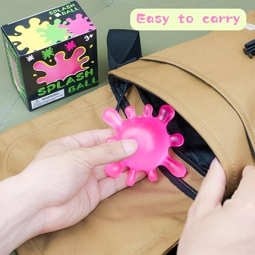 Spectacular Splat-Tastic Squishy Toy, Stress Splat Toy, Gel Filled Fidget Toys for Kids Stress Relief - High Density Squeeze Balls for Students Calming,Ideal Gifts for Kids, Birthday & Christmas thumbnail 2