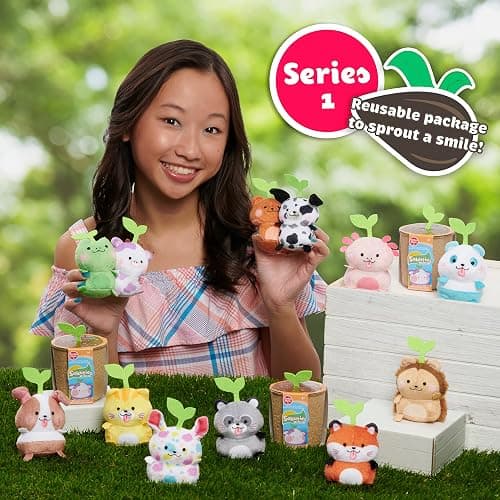 Sakuties Mini Collectible Stylized Plush Stuffed Animals, 3-pack Blind Collectible, Kids Toys for Ages 3 Up by Just Play thumbnail 3