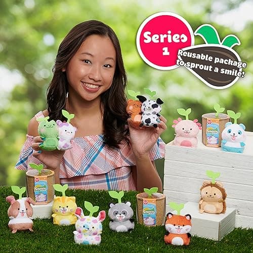 Sakuties Mini Collectible Stylized Plush Stuffed Animals, 3-pack Blind Collectible, Kids Toys for Ages 3 Up by Just Play thumbnail 4