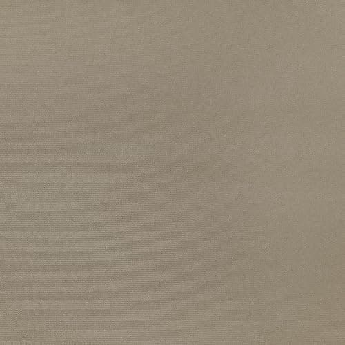 No. 918 Martine Microfiber Semi-Sheer Rod Pocket Kitchen Curtain Valance and Tiers Set, 54" x 36", Taupe thumbnail 5