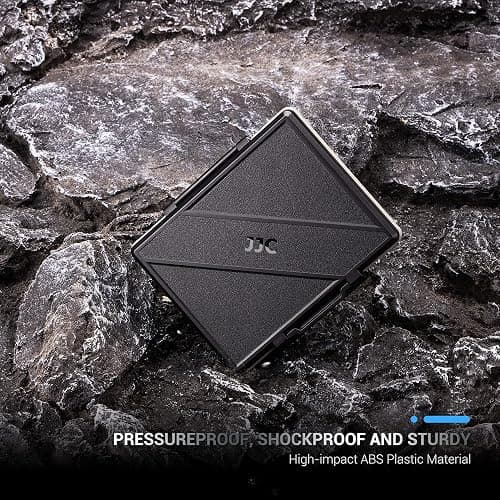 [High Capacity] 54 Slots Memory Card Case for 36 Micro SD and 18 SD Cards with Labels,Water-Resistant Anti-Shock Anti-Dust,Micro SD/SDHC/SDXC TF Card and SDHC/SDXC Holder Organizer Storage thumbnail 4