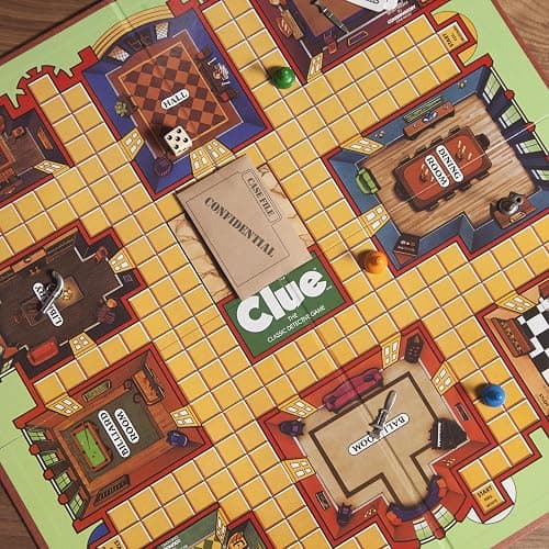 Hasbro Gaming Retro Series Clue 1986 Edition Board Game, Classic Mystery Game for Kids, Family Board Games for 3-6 Players, Ages 8+ (Amazon Exclusive) thumbnail 3
