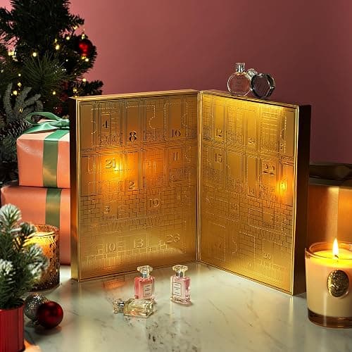 Luxury Perfume Advent Calendar for Women – 24 Exquisite Fragrances in Gold Gift Box – Advent Beauty Calendar 2025 Holiday Countdown Set thumbnail 4