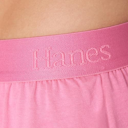 Hanes womens Originals 2 Piece Lounge Set, Comfywear Supersoft Boxy T-shirt & Sleep Shorts Loungewear Set thumbnail 5