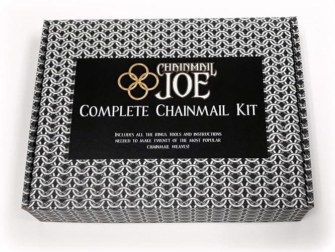Complete Chainmail Kit - 20 Weave Tutorial Book, 23,000+ Rings(Over 4 Pounds), Clasps, and Tools thumbnail 2