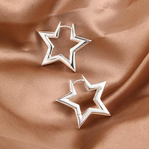 ALEXCRAFT Creolen Gold Silber Klein Ohrringe silber 925 Geschenk für Frauen Freundin Mama Mädchen thumbnail 5