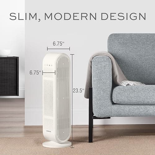 Conair Air Purifier, HEPA Air Filter, Purifier for Allergies, Dust, Pollen, Odor Control,Medium Sized Rooms up to 200 Sq. Ft. thumbnail 2