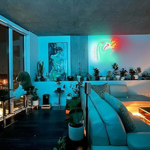 JOSEBRU Neon Light King of The Monster Dimmable LED Neon Sign for Wall Decor Gaming Room Lights Boys Room Decor Fire-breathing Monster Neon Signs Dinosaur Neon Light thumbnail 3