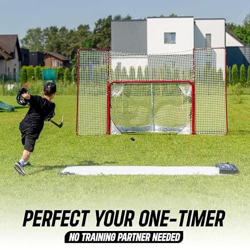 Better Hockey Extreme Passer Puck Rebounder - Clamp-On Pro Professional Quality Sports Training Aid for Passing, Shooting and One Timers - 30 Inch Size thumbnail 7