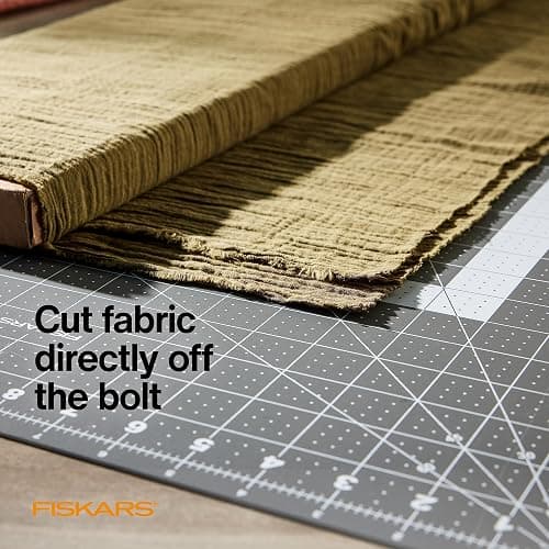 Fiskars Self Healing Cutting Mat for Quilting, Arts and Crafts, 18" x 24" Grid, Sewing Mat, Craft Cutting Board, Sewing Supplies and Quilting Tools thumbnail 4