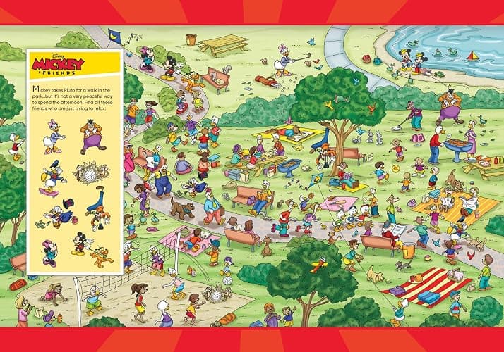 Best of Disney Look and Find Activity Book – Celebrating 100 Years of Wonder - Includes Mickey mouse, Frozen, Princesses, Moana, and More! - PI Kids thumbnail 4