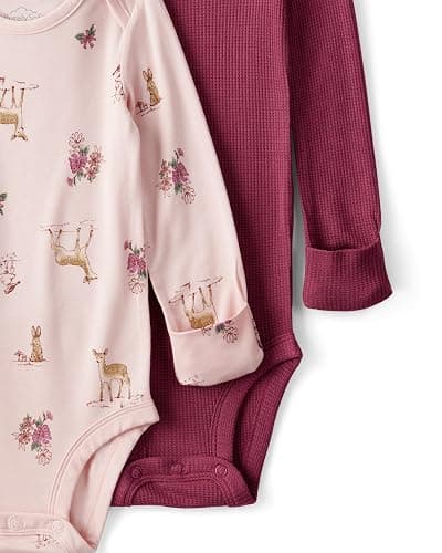 Carter's baby-girls Purelysoft 2-pack Long Sleeve Bodysuit thumbnail 2