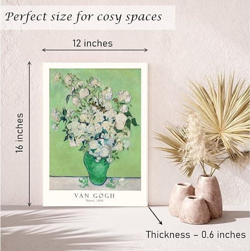 Induslyfe Framed Grass Wall Art Canvas Decor Set of 3, Matisse Wall Art Framed Prints Posters Mid Century Modern Art, Aesthetic Floral Botanical wall art for bedroom, living room, bathroom 12x16 thumbnail 7