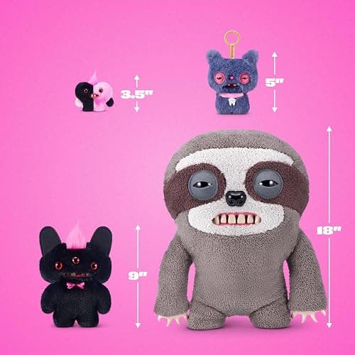 Fuggler Bouquets: 2x9 Inch + 1x3.5 Inch Plush Set (Munch Munch, Reek-o, Munch-o) by ZURU, Funny Ugly Monster Designs, Unique Gift for Collectors thumbnail 3