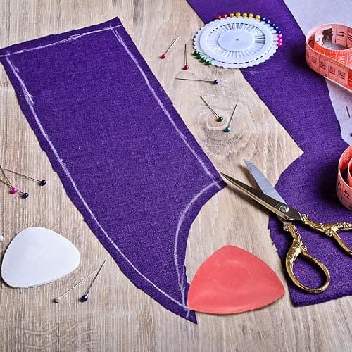 ASTARON 4 Colors Tailor Chalk for Sewing - Triangle Fabric Marking Pencils for Tailoring, Quilting, Crafting, Fabric Marking thumbnail 7