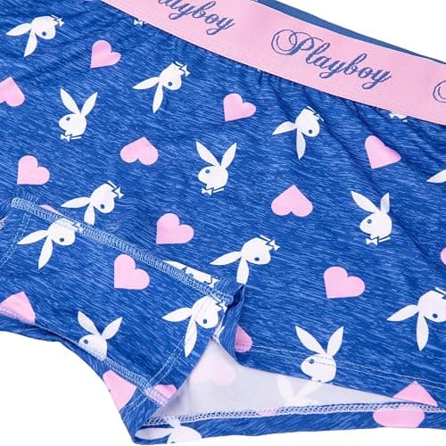 Playboy womens Juniors Ladies Bunny Print Underwear and Sports Bra Sets in Sizes Xxs-xl thumbnail 5