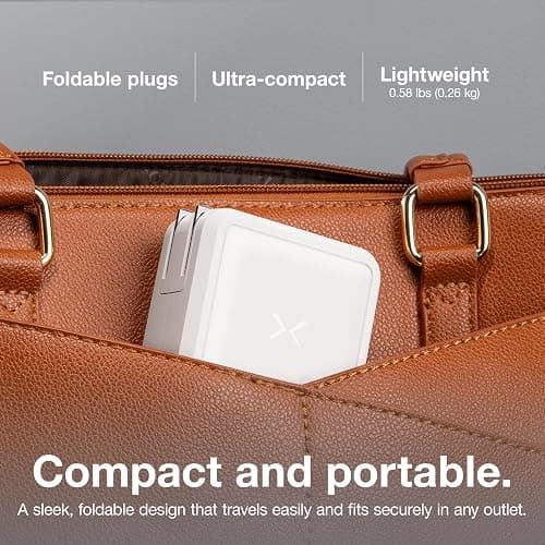 NOCO XGrid X100: 100W USB-C Charger – Dual Port GaN Power Adapter with PD 3.0, QC 4.0+, and PPS – Fast Charging with Smart Power Distribution – Foldable Wall Plug, UL Listed thumbnail 6