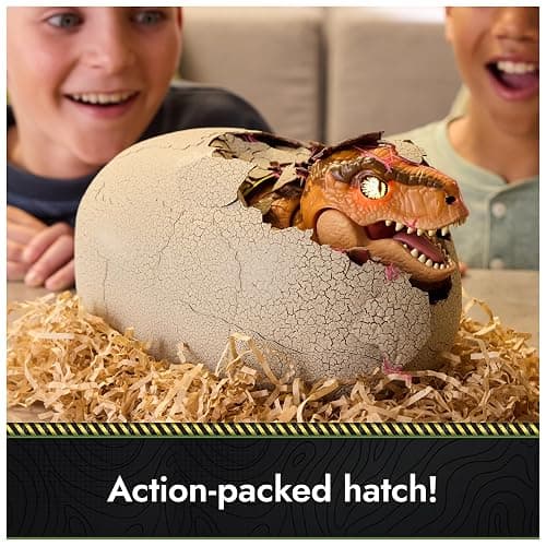 Primal Hatch Jurassic World Interactive Toy Dinosaur & Egg, Hatch & Train Your own Baby Dino with 100+ Sounds & Reactions, Kids Toys for Boys & Girls Aged 5 & Up thumbnail 4
