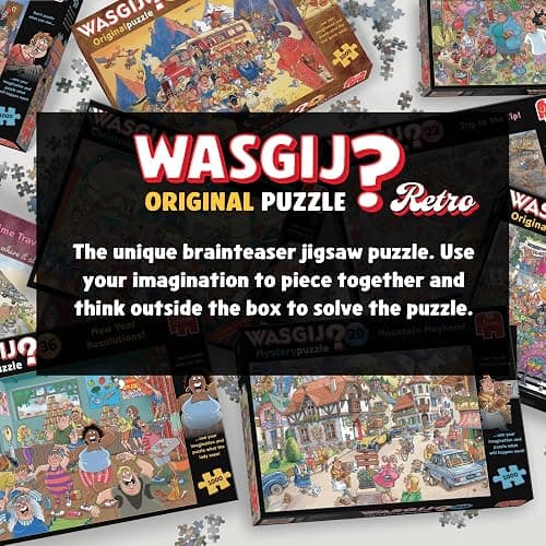 Wasgij Retro Original 9, Home Improvements - Unique 1000 Piece Jigsaw Puzzle for Adults - Colourful, Puzzling, Challenging & Brainteasing Adult Jigsaws - 100% Recycled Cardboard 1000Pc Puzzles - Jumbo thumbnail 4