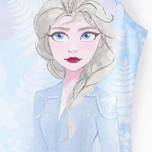 Disney Stitch丨Princess丨Minnie Mouse丨Frozen Elsa Gymnastics Leotards for Girls One-Piece Kids Unitard Biketards 2-9Y thumbnail 2