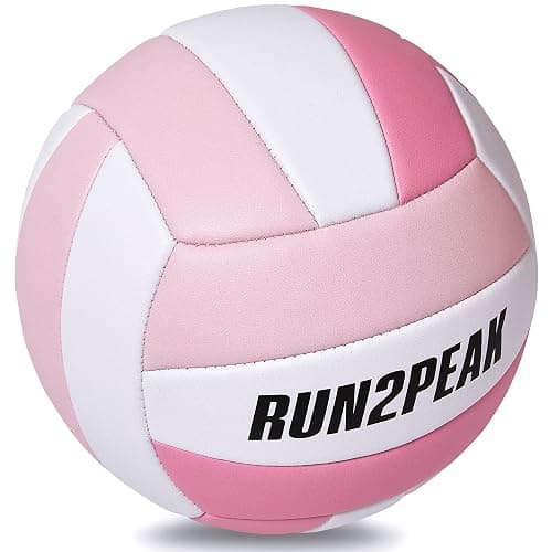 RUN2PEAK Soft Touch Volleyball Ball Gifts for Teen Girls Kids Youth Team Beginners Durable Volleyballs for Outdoor Indoor Beach Pool Water Play Official Size 5 Training Practice Volley Ball thumbnail 2
