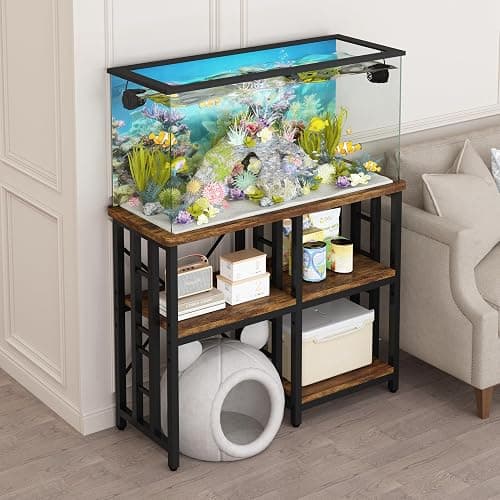 4-Tier Bakers Rack for Kitchens with Storage, Mini Fridge Stand, Microwave Oven Stand Table, Bar Cabinet, Aquarium Stands, Adjustable Shelves Freestadning for Kitchen, Living Room, Office, Patio. thumbnail 8
