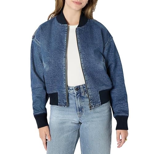 Amazon Essentials (Demi's Pick) Women's Relaxed-Fit Bomber Jacket - Image 1