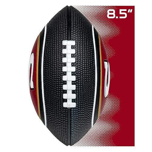 Franklin Sports Youth NFL Football + Air Pump Set - Soft Foam 8.5" Youth Mini Footballs with 8 Teams Choice + Air Pump thumbnail 6